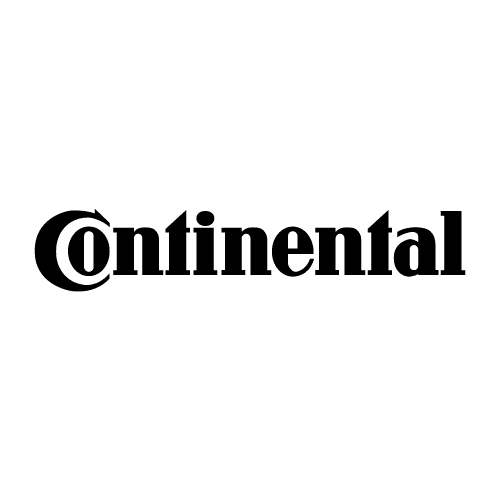 Continental logo on high-quality tyre