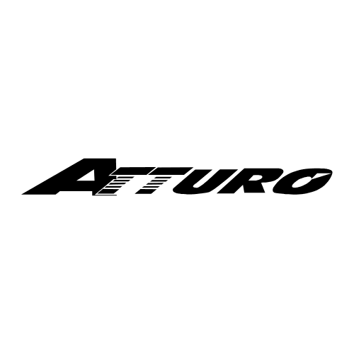 Atturo logo on adventure-ready tyre